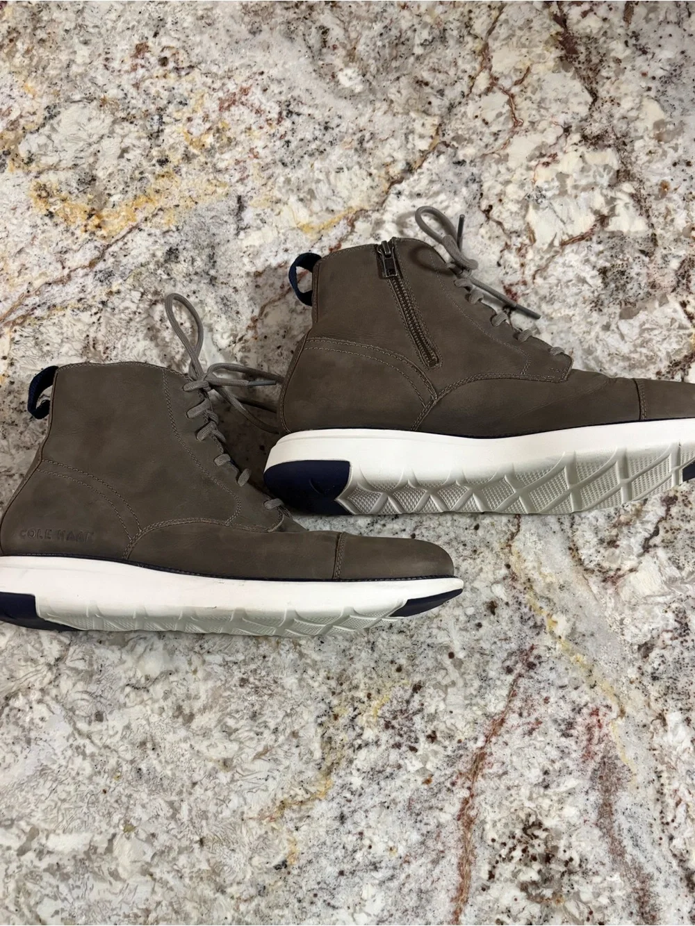 Cole Haan Men's Taupe-Brown Chukka Boots